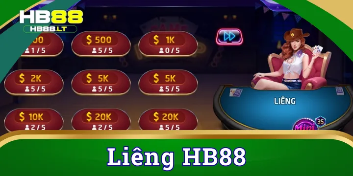 Liêng - Kiếm tiền từ game tại casino HB88 có gì hấp dẫn?