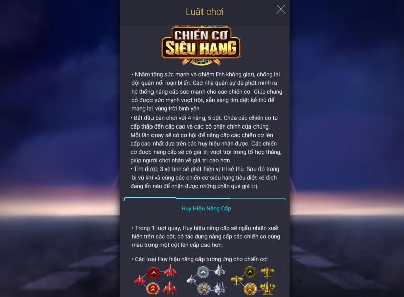 Cách chơi game Chiến cơ siêu hạng như thế nào?